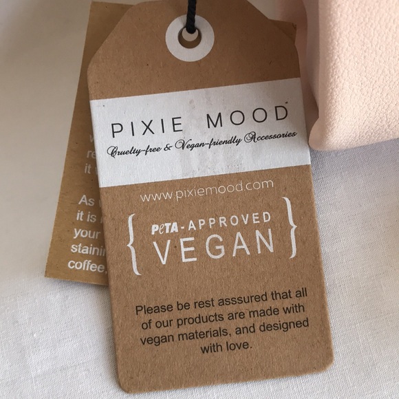 Pixie Mood NWT blush pink and cork vegan bag - Picture 3 of 11